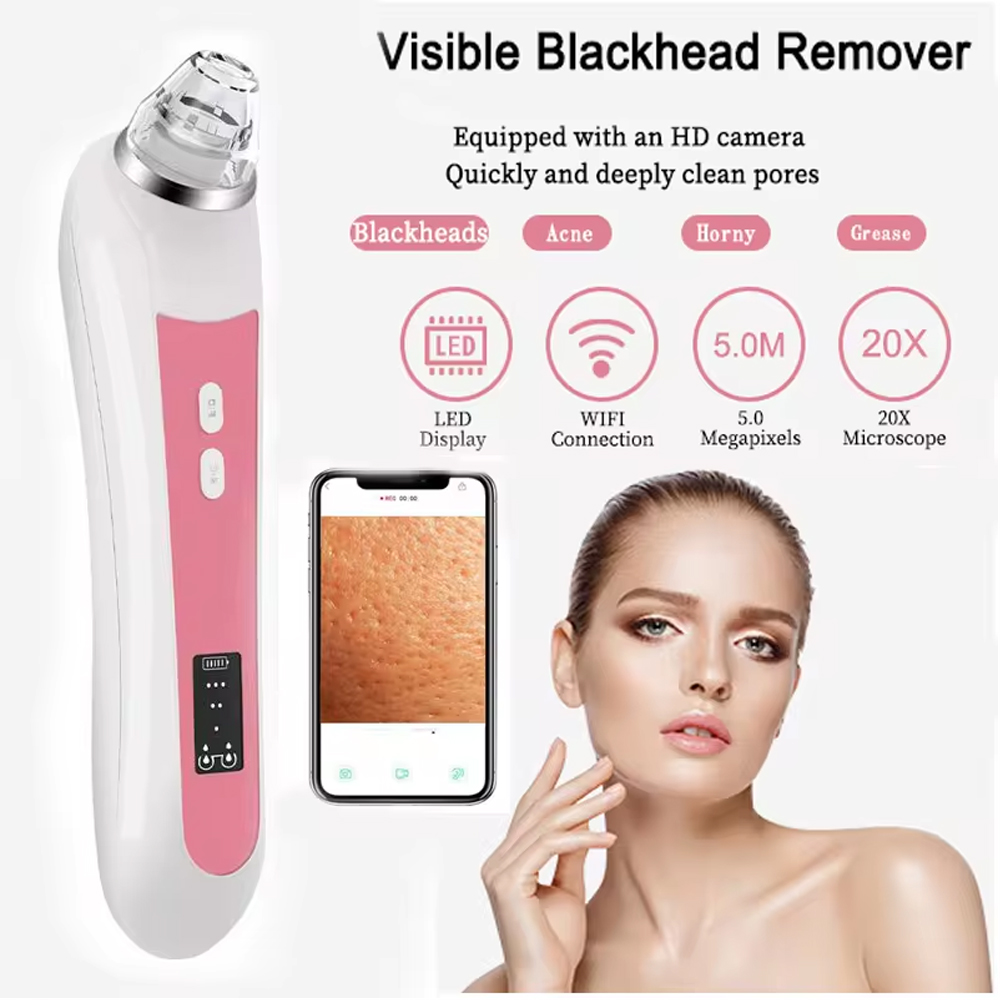 Pore Vacuum - Nettoyeur de Pores à 6 Têtes,
