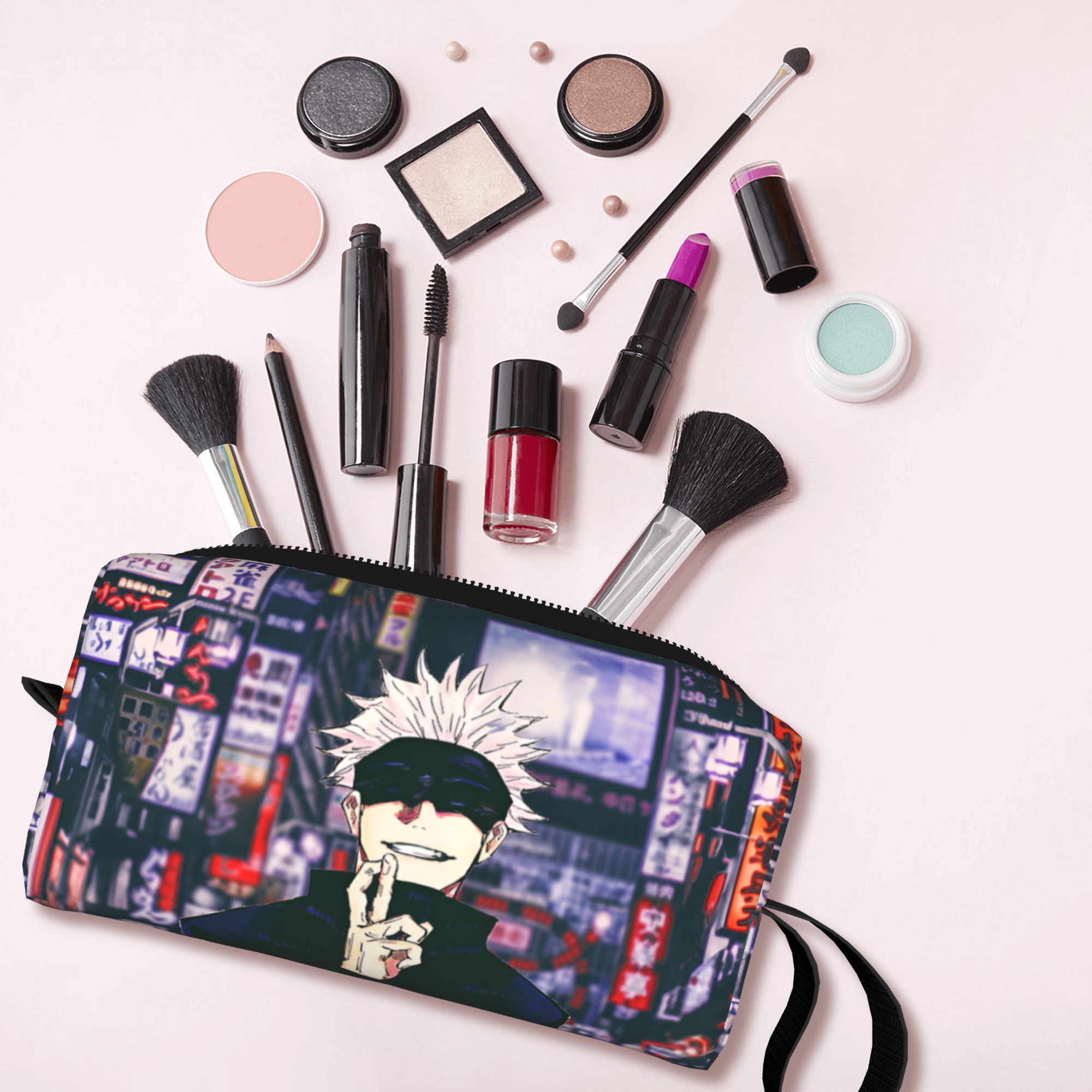 J Beauty Makeup - Sac de voyage personnalisé J-Jujutsus K-Kaisens