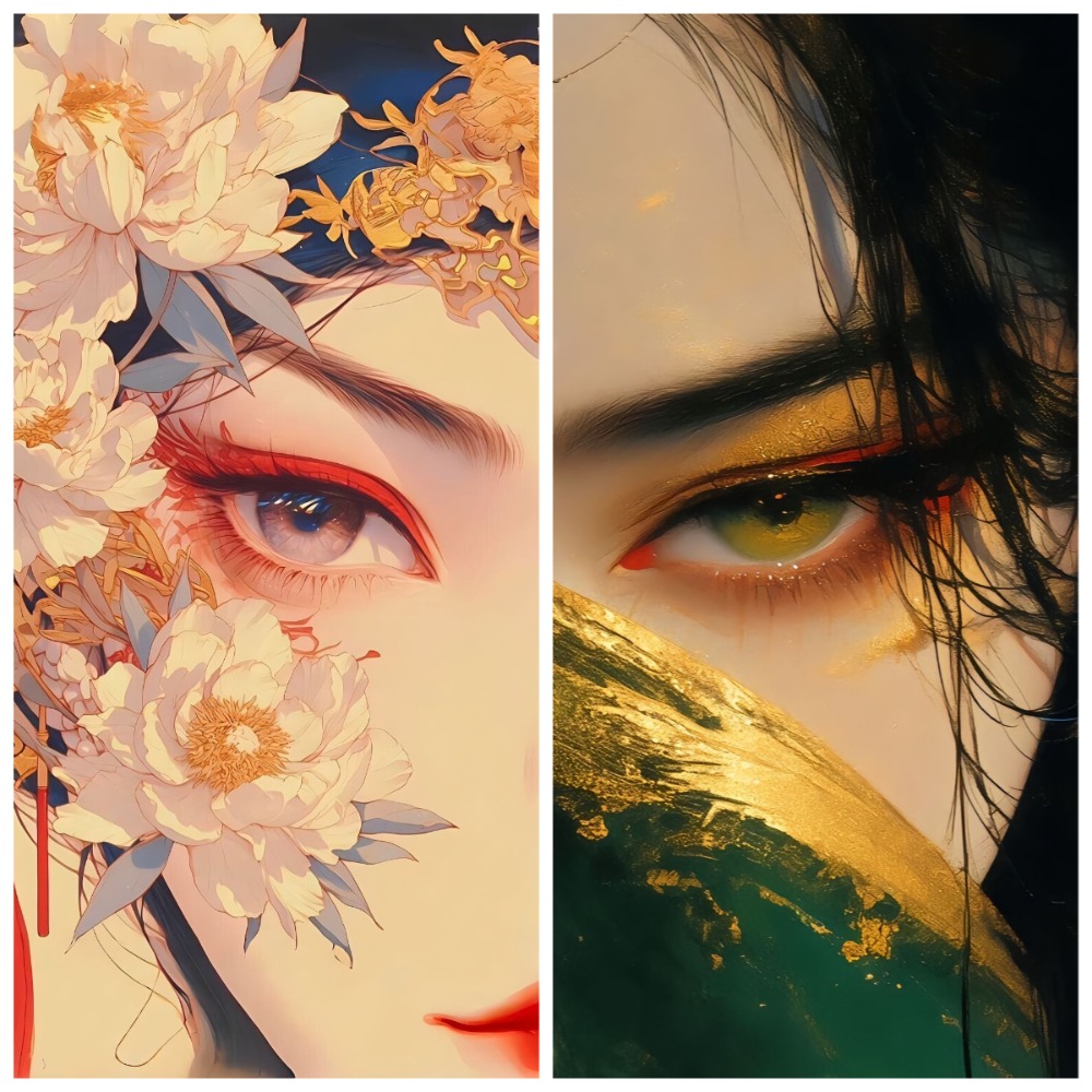 J Beauty Makeup - Puzzle de style chinois sur le