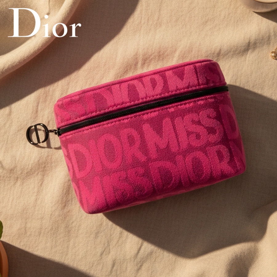 Beauty Makeup Dior - Sac cosmétique rose de Dior pour