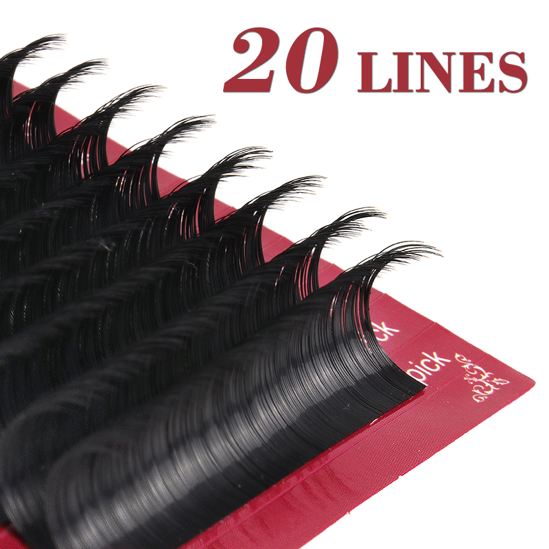 J Beauty Makeup - DBoli20 rangées d'extension de cils individuels