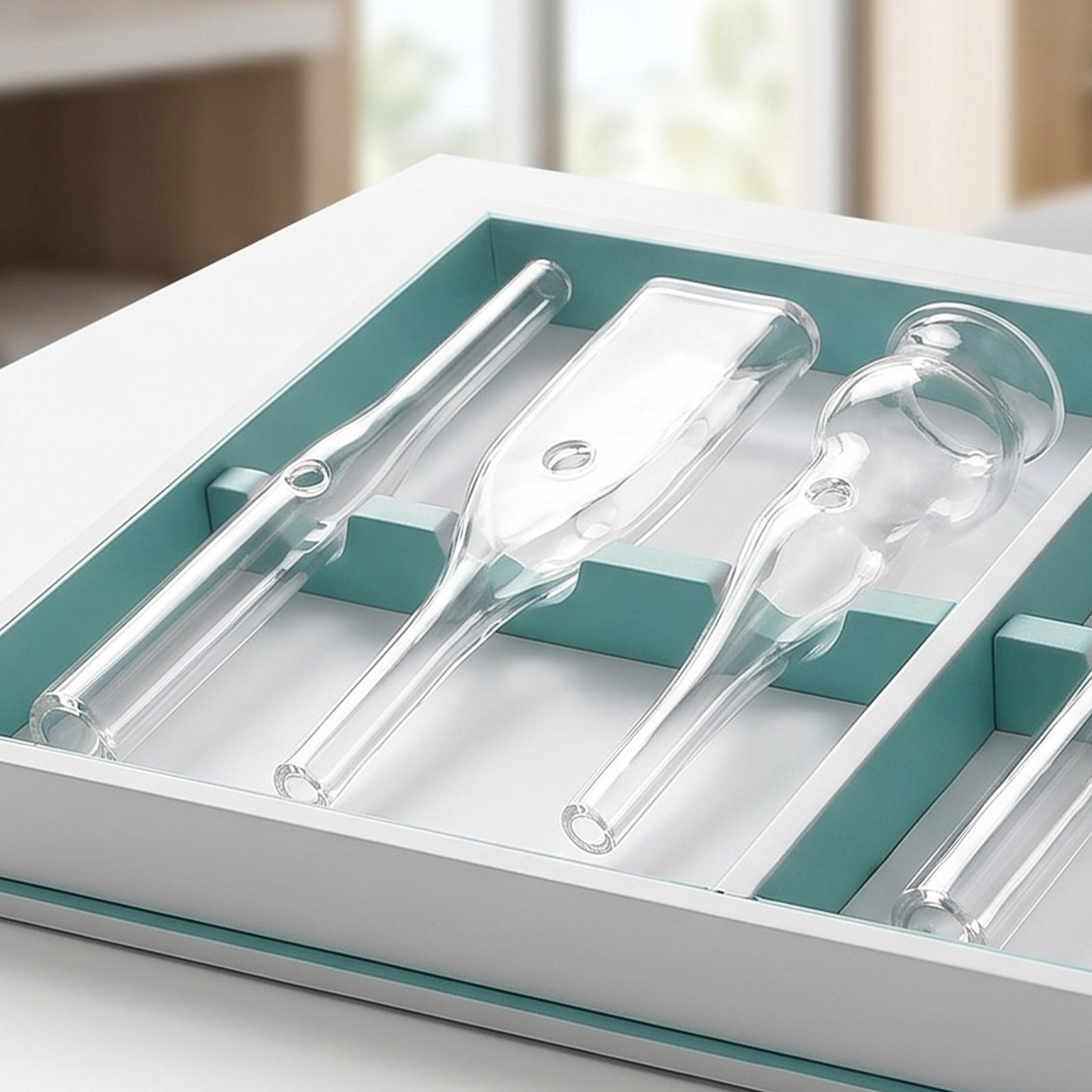 Pore Vacuum - 6 Tubes en Verre pour Aspirateur