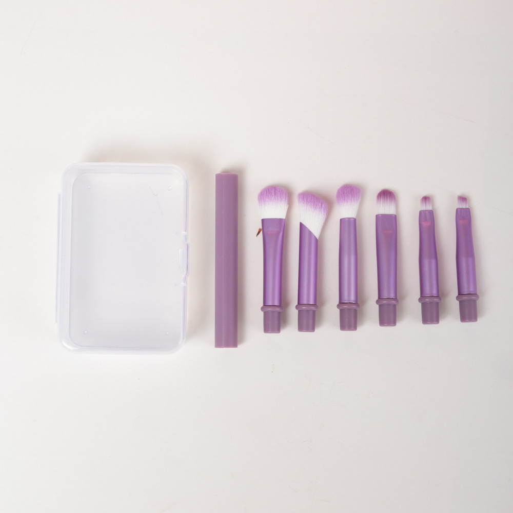 Beauty Works Makeup - Ensemble de pinceaux de maquillage compacts,