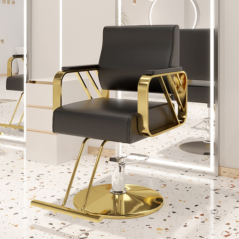 Beauty Works Makeup - Chaise de Barbier Professionnelle Inclinable pour