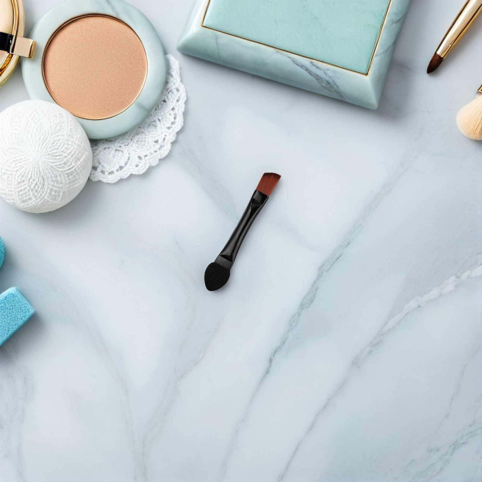 Makeup And Beauty - Lot de 50 pinceaux biseautés double