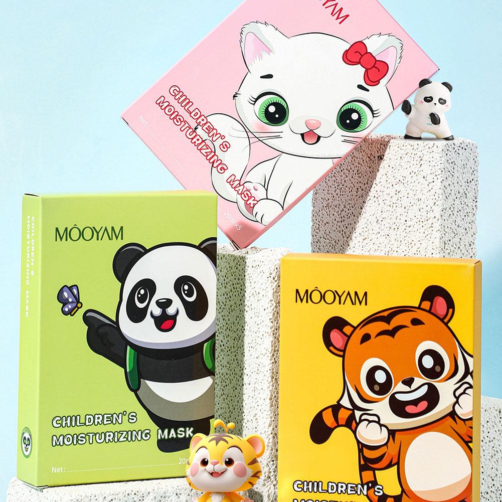 5 pièces enfants mignon Animal - Sheet Face Mask Pack avis et prix