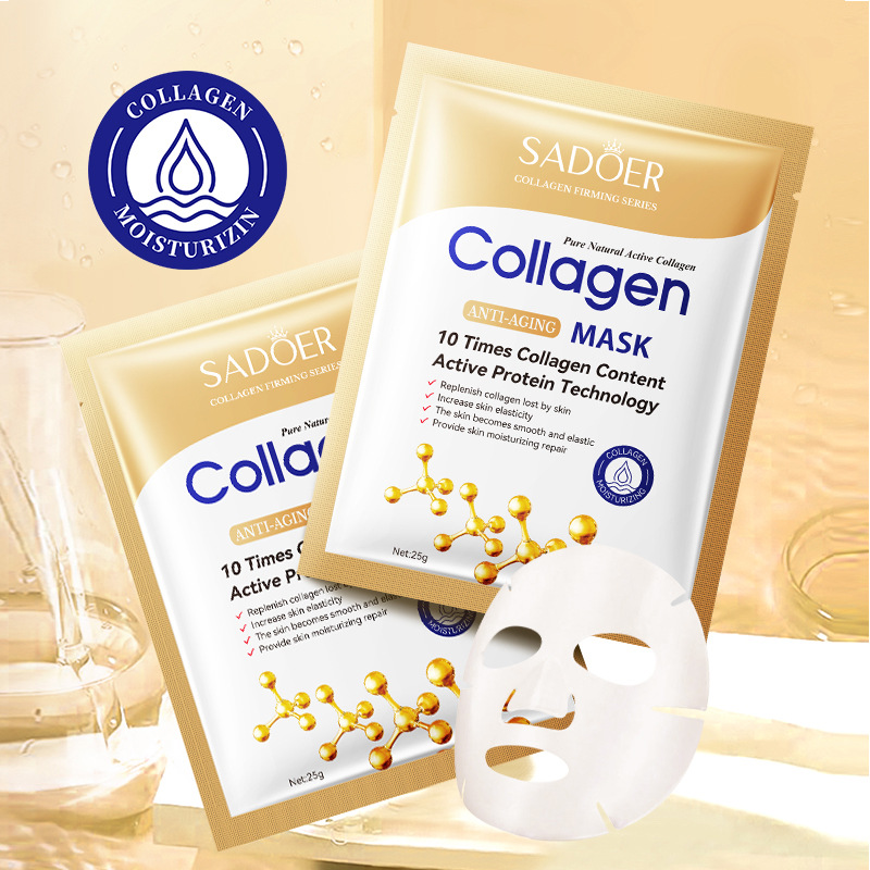 10 pièces Anti-rides collagène - Sheet Face Mask Pack avis et prix