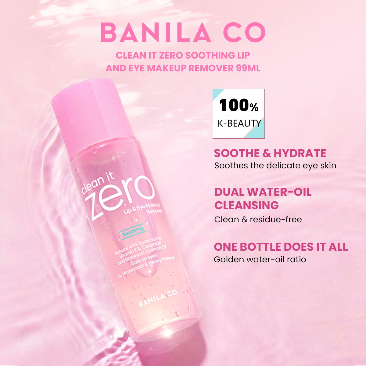 BANILA CO Clean it Zero Soothi - Makeup And Beauty avis et prix