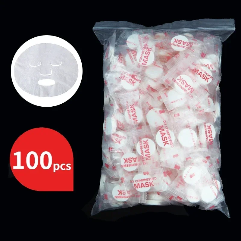 100 masques faciaux compressés - Sheet Face Mask Pack avis et prix