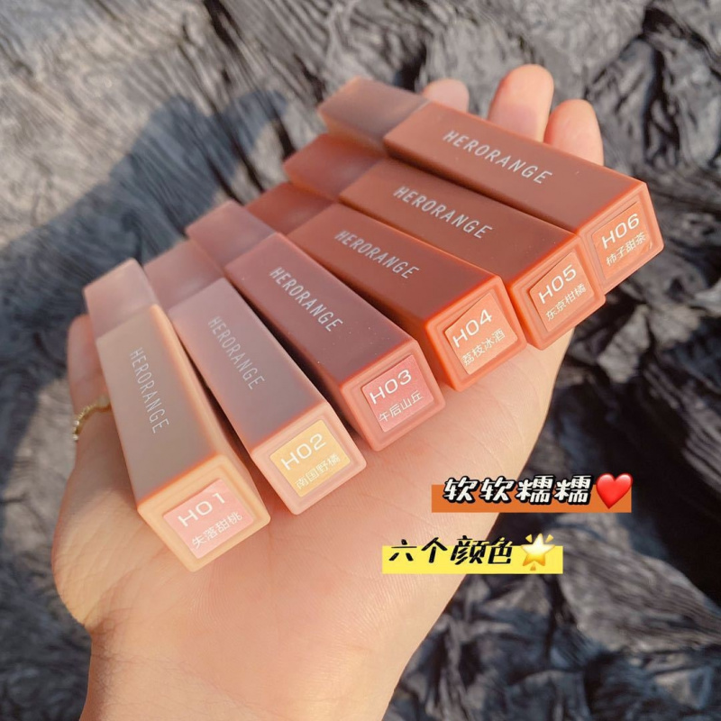 Rouge à lèvres HERORANGE de ha - Beauty Makeup Diary avis et prix