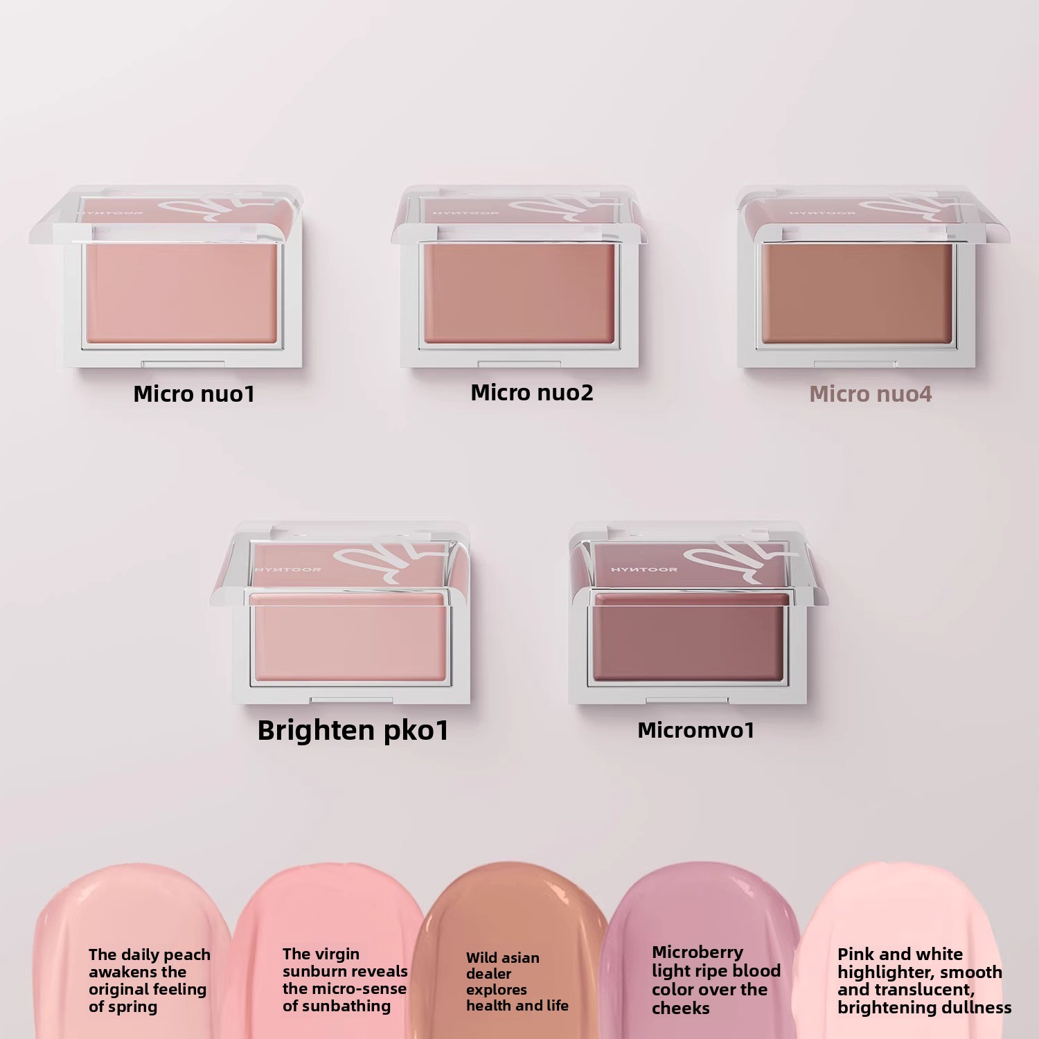 HYNTOOR Base maquillage Blush  - J Beauty Makeup avis et prix