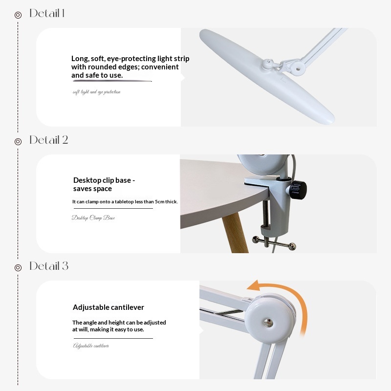 Lampe de bureau LED pliable à  - Beauty Works Makeup avis et prix