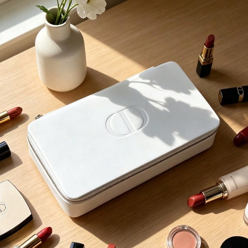Sac cosmétique blanc de Dior,  - Beauty Makeup Dior avis et prix