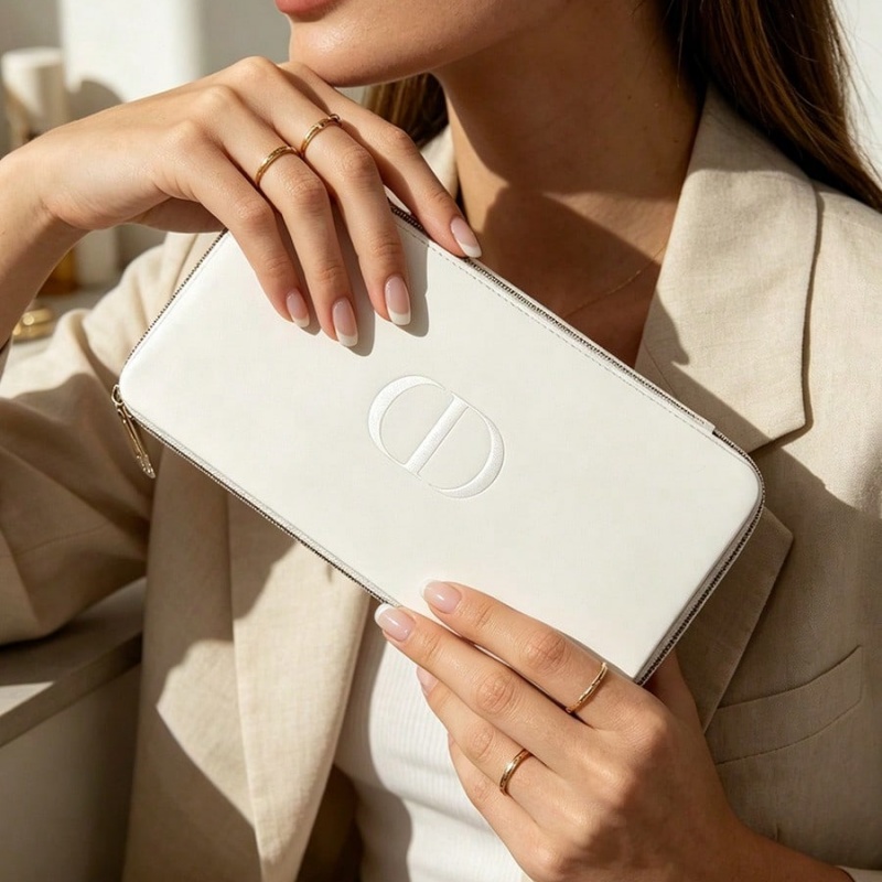 Sac cosmétique blanc de Dior,  - Beauty Makeup Dior avis et prix